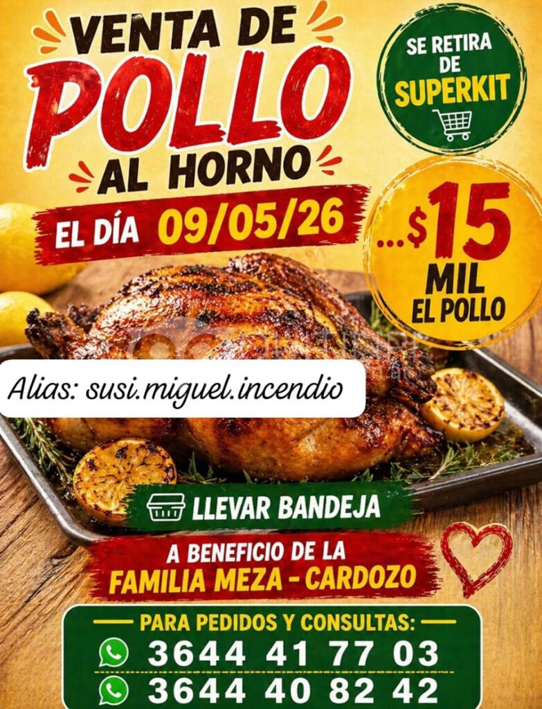 Solidaridad en marcha: gran venta de pollos para ayudar a la familia Meza- Cardozo 15