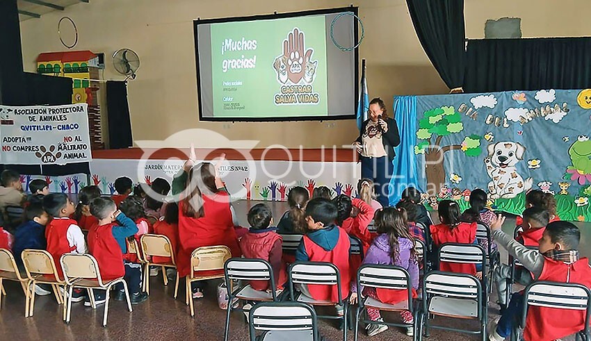 Mes del Animal: APA Quitilipi refuerza su labor educativa con charlas en jardines de la ciudad 10