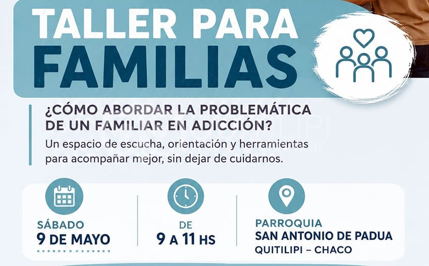 Charla abierta en la Parroquia San Antonio: brindarán herramientas para familias frente a las adicciones 16