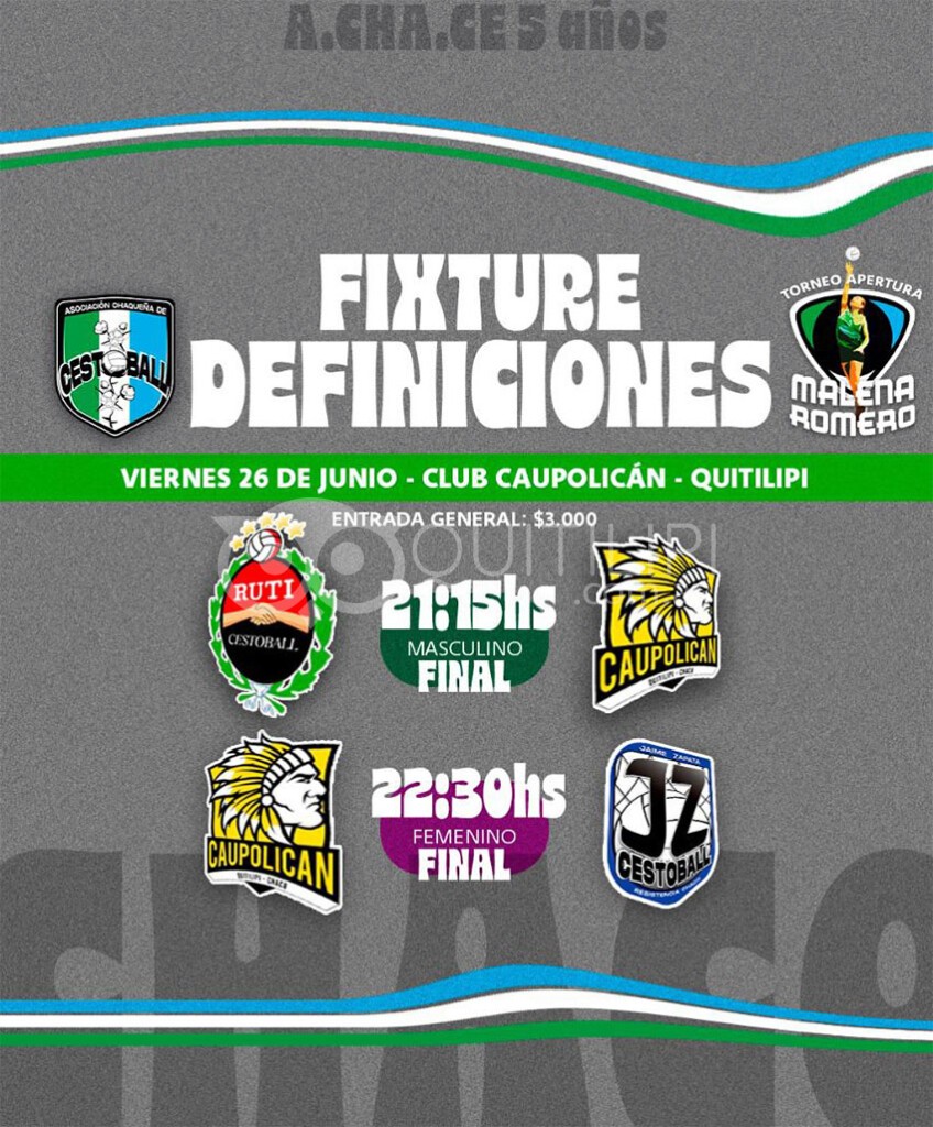 Cestoball: este viernes se juega la gran final del Torneo Apertura Malena Romero 15