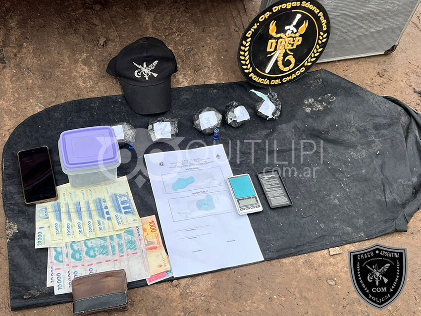 Golpe al narcotráfico en Quitilipi: cayó un hombre con medio kilo de cocaína y más de 200 mil pesos 20