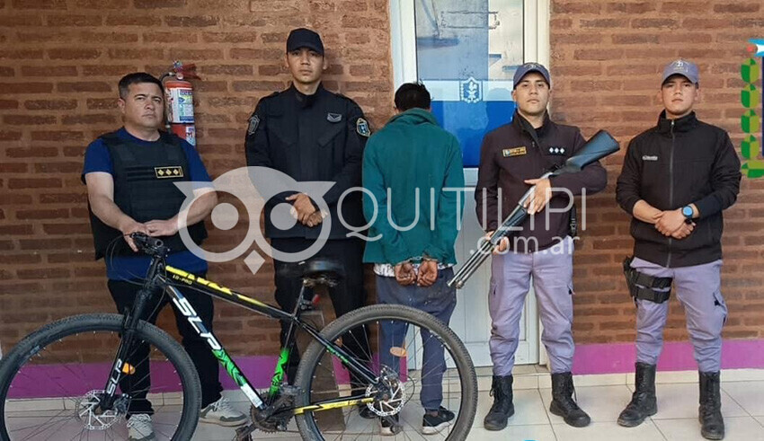 Se le pinchó el negocio en el Barrio La Tablada: robó una bici en la Ruta 16 y terminó preso 10