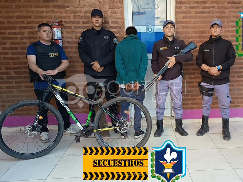 Se le pinchó el negocio en el Barrio La Tablada: robó una bici en la Ruta 16 y terminó preso 4