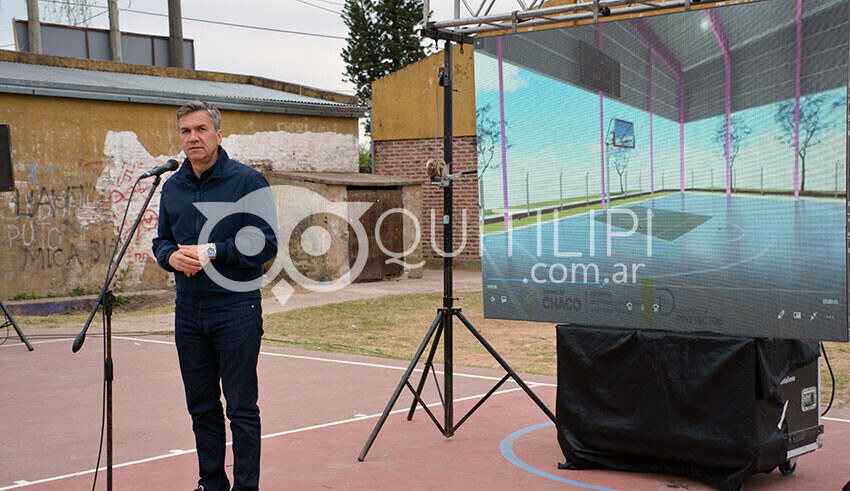 Anuncio del Gobernador Leandro Zdero que garantiza la realización de la obra
