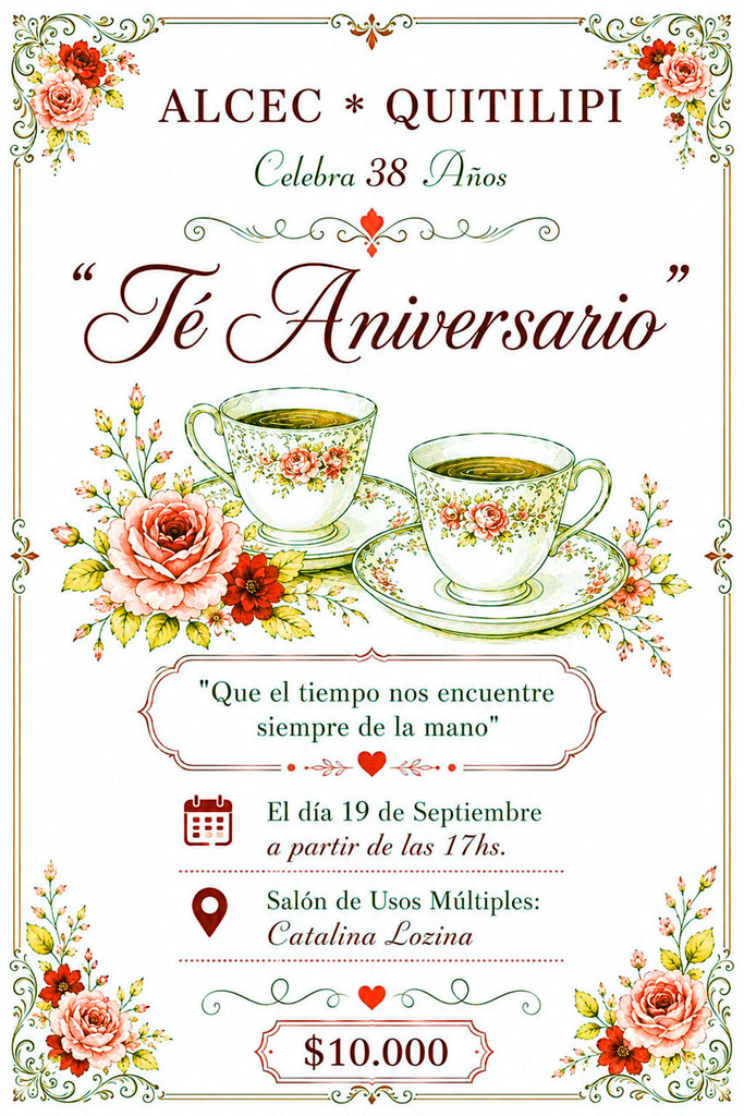 ALCEC Quitilipi celebra 38º años de compromiso y servicio con su tradicional "Té Aniversario" 16