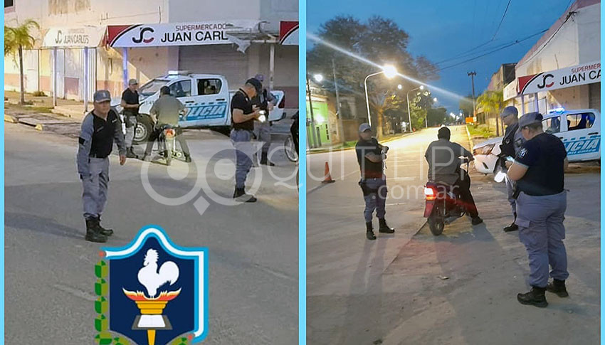 Operativo policial en Quitilipi: siete demorados y cuatro motos secuestradas 19