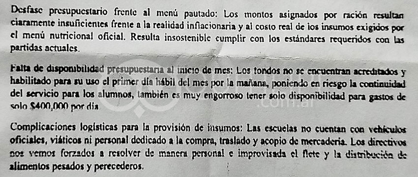 Fuerte reclamo por fallas en el sistema digital y "desatención" estatal en comedores - Quitilipi.com.ar Fuerte reclamo por fallas en el sistema digital y "desatención" estatal en comedores 20