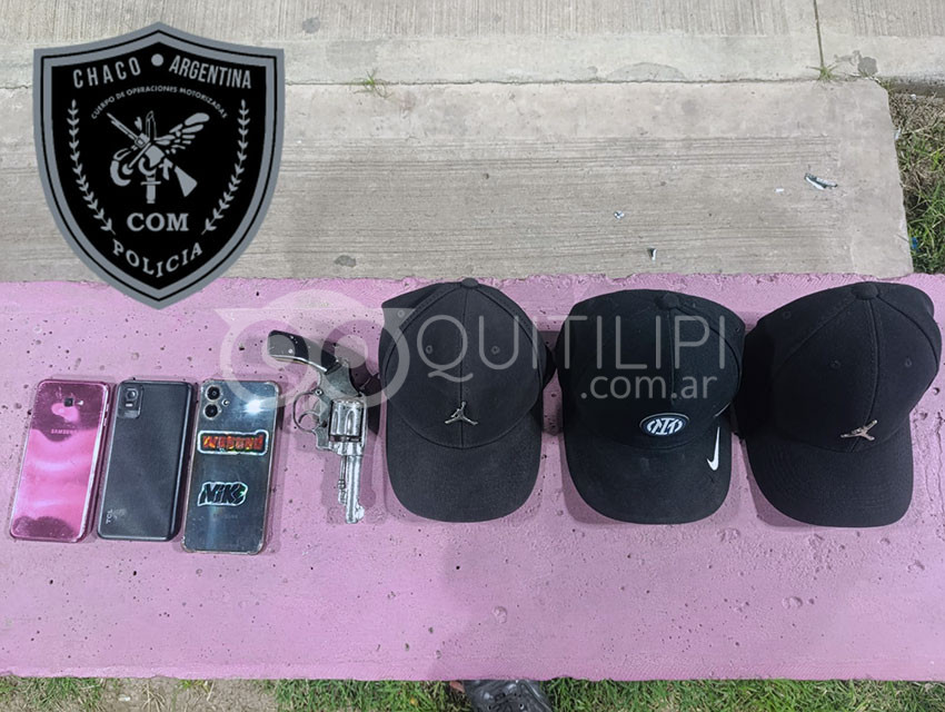 Operativo en el Espacio Verde del Ferrocarril: cuatro demorados y un revólver secuestrado - Quitilipi.com.ar Operativo en el Espacio Verde del Ferrocarril: cuatro demorados y un revólver secuestrado 20