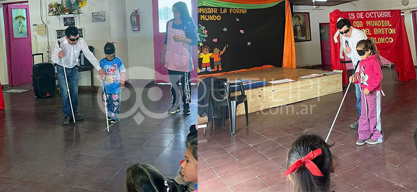 Emotiva jornada de sensibilización sobre discapacidad visual en el Jardín Nº4 por el "Día del Bastón Blanco" - Quitilipi.com.ar Emotiva jornada de sensibilización sobre discapacidad visual en el Jardín Nº4 por el "Día del Bastón Blanco" 21
