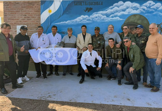 Colonia Aborigen: emotivo homenaje y descubrimiento de mural para visibilizar a los excombatientes Qom de Malvinas 25