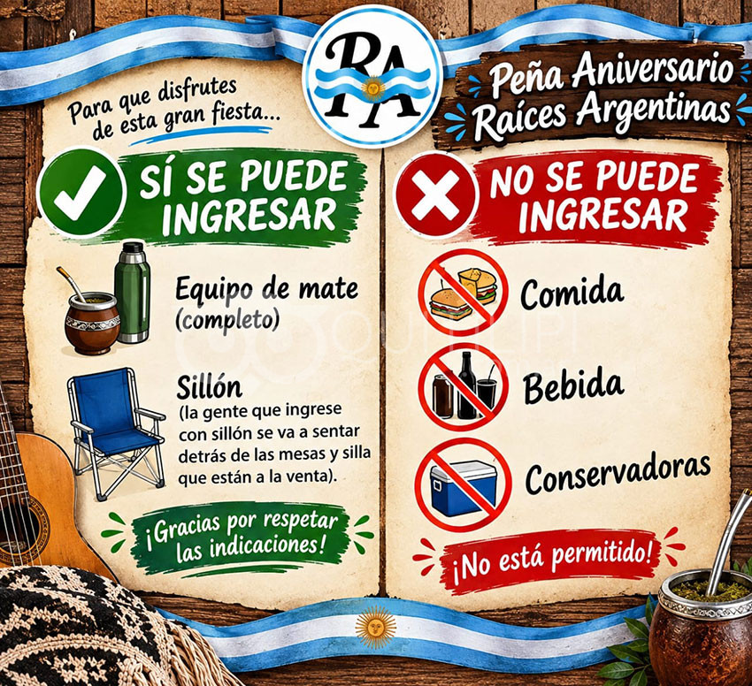 Este sábado Raíces Argentinas celebra sus 31 años con una Gran Peña Folclórica - Quitilipi.com.ar Este sábado Raíces Argentinas celebra sus 31 años con una Gran Peña Folclórica 20