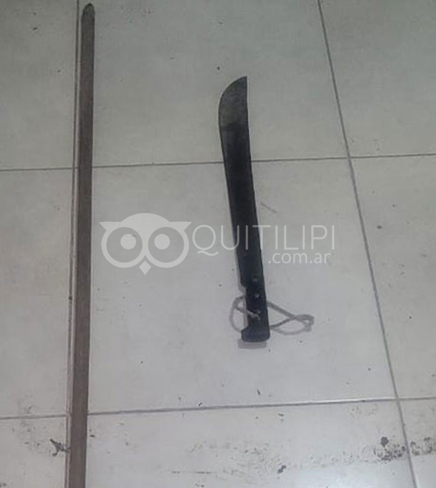 Un herido a "machetazos" en una gresca y una moto recuperada en un descampado - Quitilipi.com.ar Un herido a "machetazos" en una gresca y una moto recuperada en un descampado 18